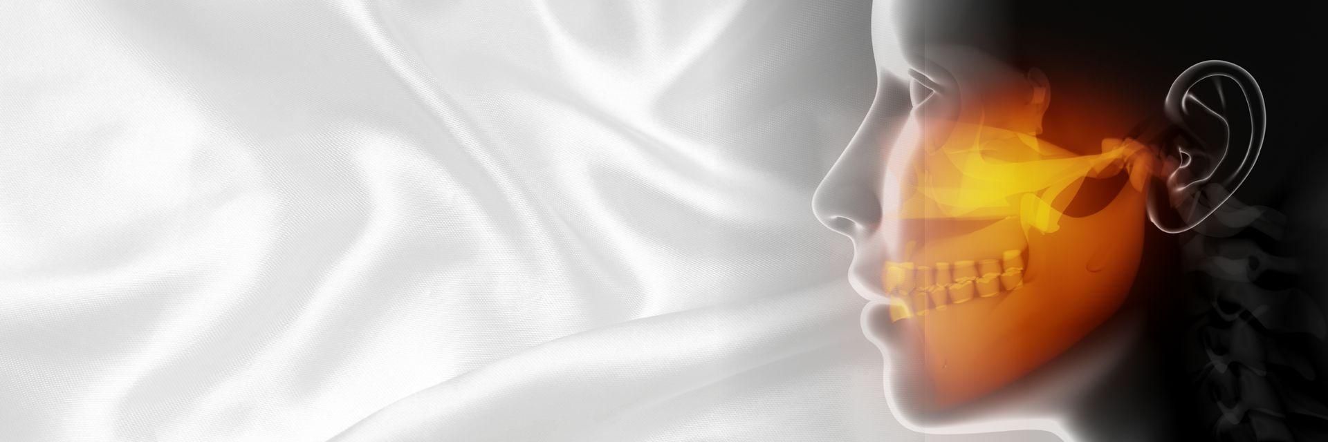 Illustration of a customer having an X-ray taken of her head