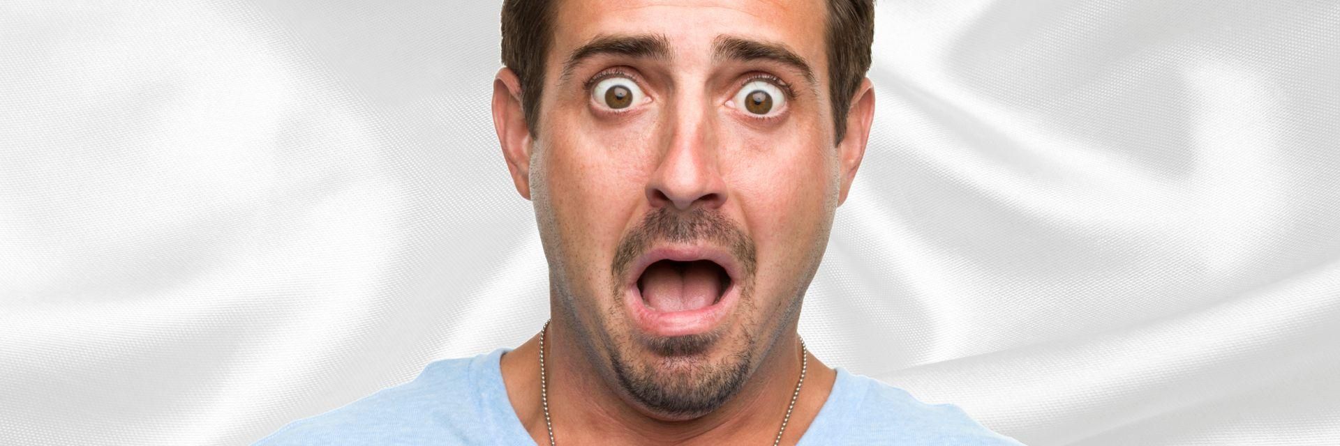 Photo of a patient who does not like going to the dentist: Anxiety patients