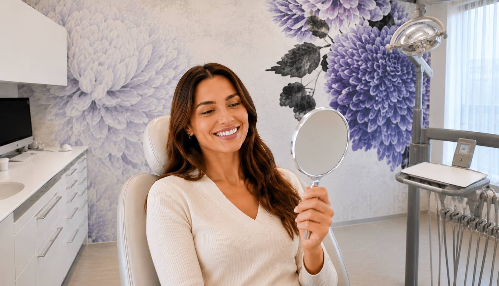 Faciale, dentale und gingivale Komponenten im Einklang